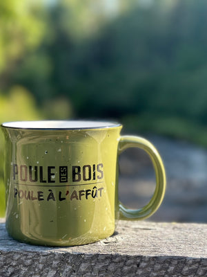 Tasse céramique OLIVE Poule à l'affût!