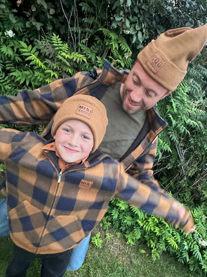 Veste à Carreaux BROWN MINI DES BOIS