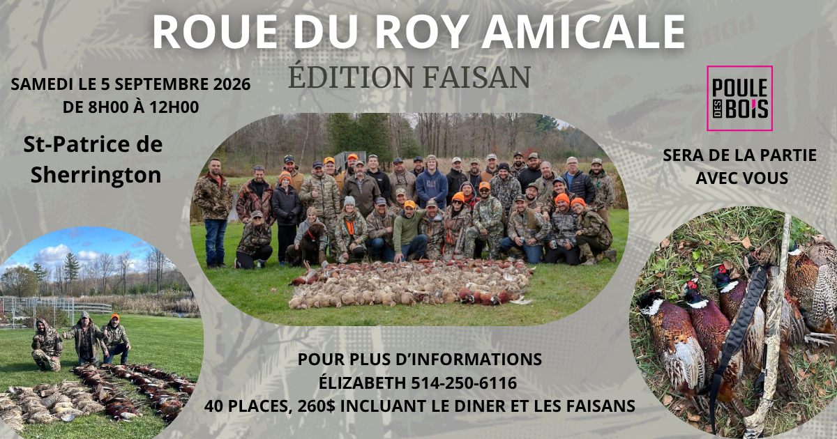 ROUE DU ROY AMICALE ÉDITION FAISAN