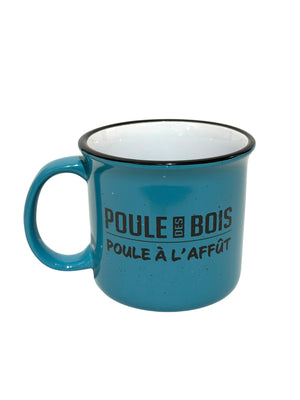 Tasse céramique SARCELLE Poule à l'affût!