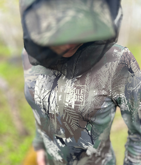 HOODIE LÉGER PDB CAMO filet anti-moustiques