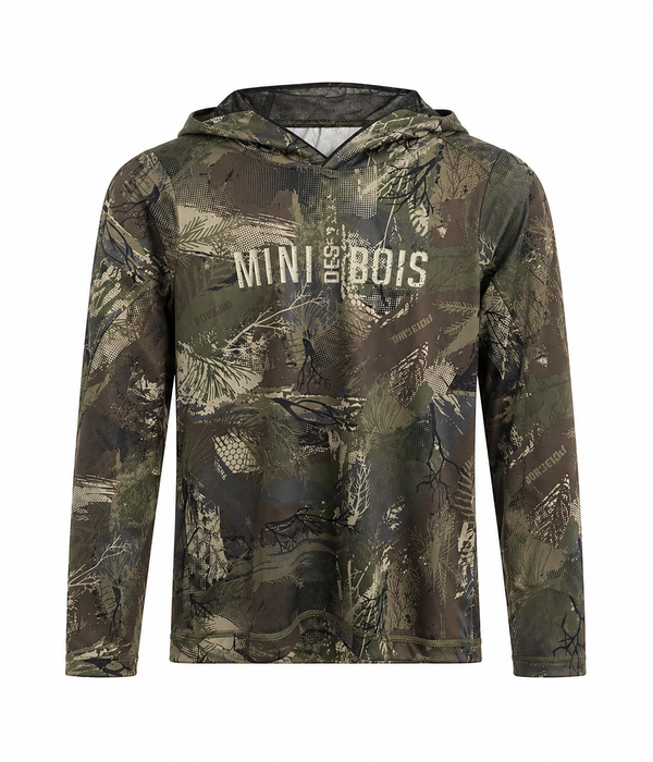 JUNIOR Mini des Bois- HOODIE PDB CAMO LT  filet anti-moustiques ENVOI 2 JUIN