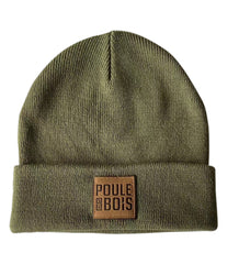 Tuque OLIVE Logo faux cuir