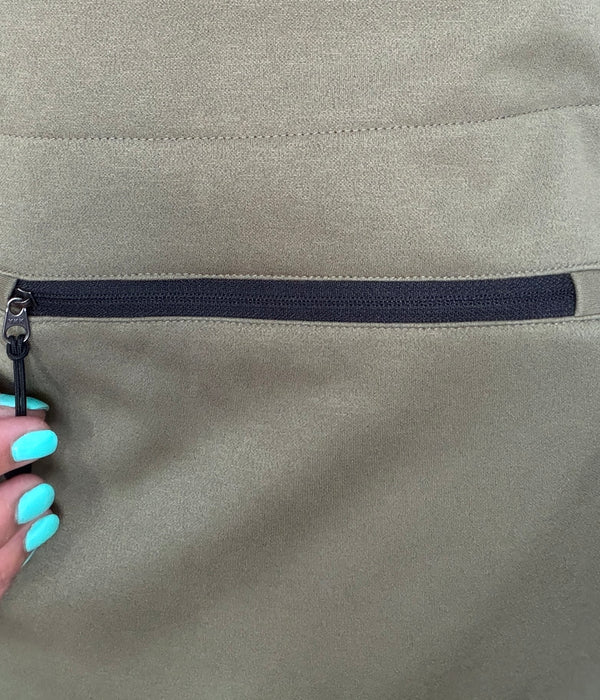 HOODIE À COUETTE ELVA OLIVE (ENVOI SEMAINE DU 20 AVRIL)