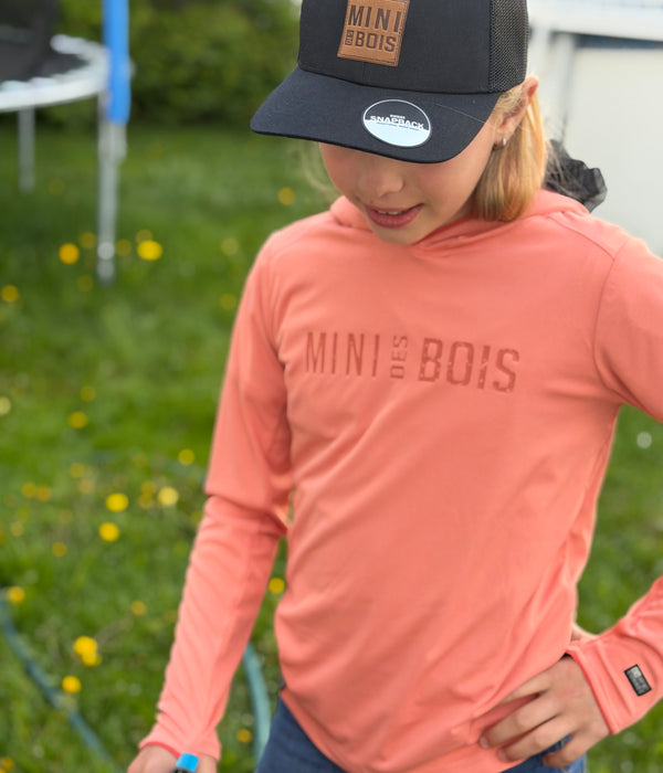 JUNIOR Mini des Bois- HOODIE TAWNY LT  filet anti-moustiques