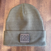 COQ des BOIS Tuque BROWN Logo Cuir