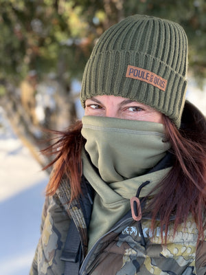Foulard TUBE BANDIT RÉVERSIBLE OLIVE