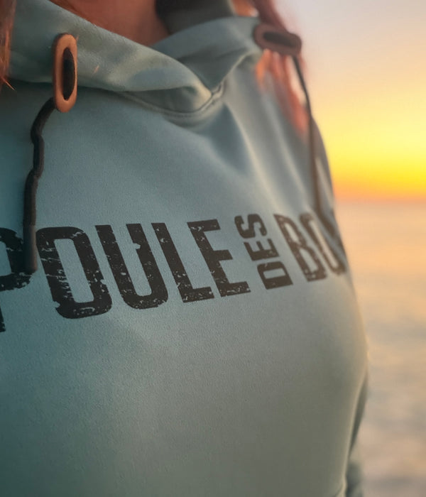 HOODIE À COUETTE YUMA COULEUR SARCELLE