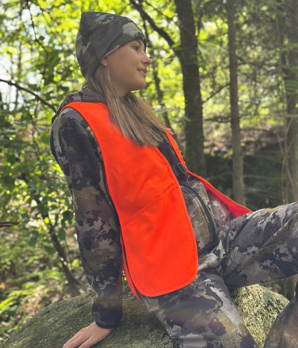 DOSSARD DE CHASSE POUR ENFANT 10-14 ANS