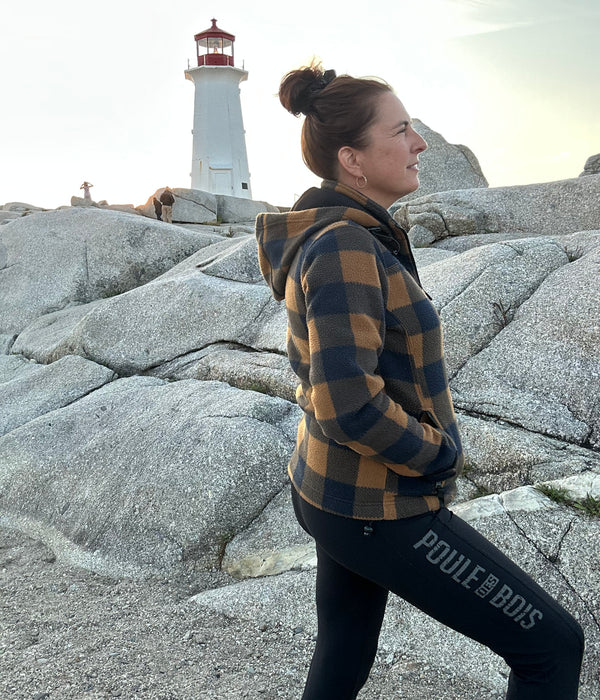 Veste à Carreaux FEMME BROWN