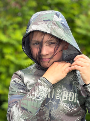 JUNIOR Mini des Bois- HOODIE PDB CAMO LT  filet anti-moustiques