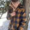 Veste à Carreaux BROWN COQ DES BOIS (COUPE LÂCHE)