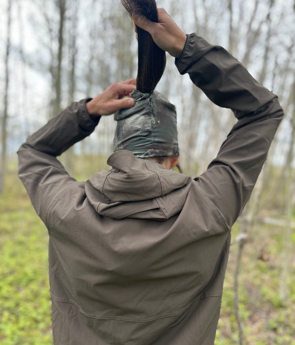 COMBO TUQUE À COUETTE/ CACHE-COU LÉGER PDB CAMO