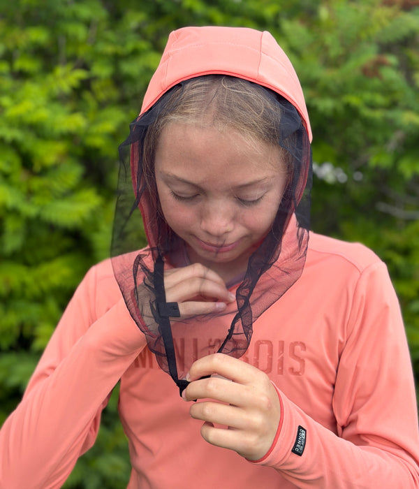 JUNIOR Mini des Bois- HOODIE TAWNY LT  filet anti-moustiques
