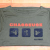 Chandail manches longues Olive- CHASSEUSE