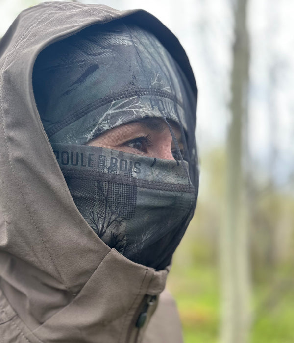 COMBO TUQUE À COUETTE/ CACHE-COU LÉGER PDB CAMO