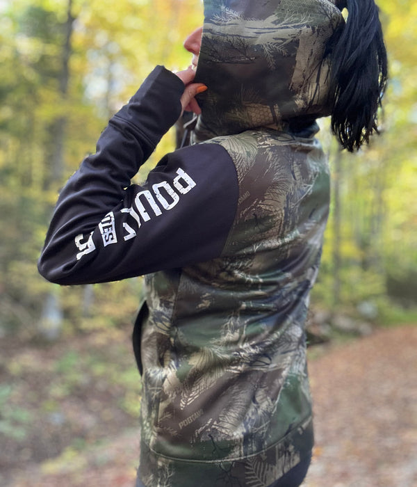 HOODIE CAMO 2025 TROU À COUETTE livraison 5 décembre