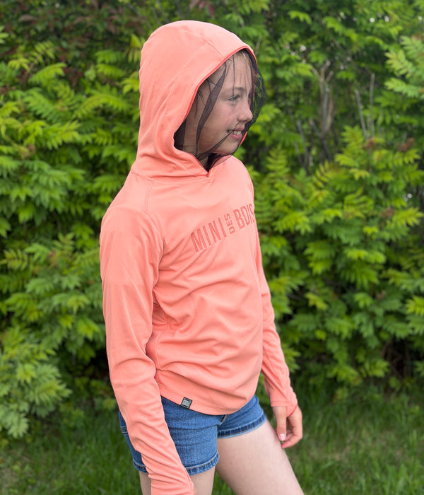 JUNIOR Mini des Bois- HOODIE TAWNY LT  filet anti-moustiques