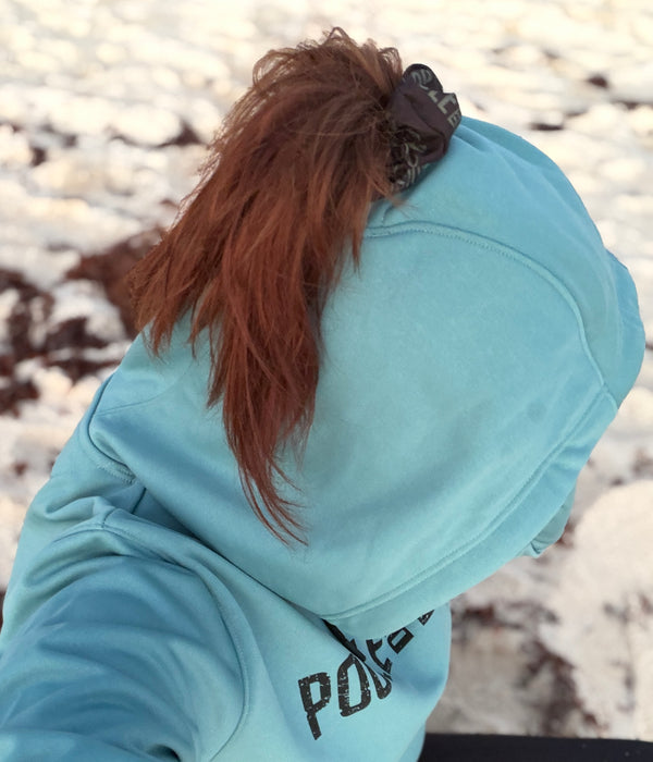 HOODIE À COUETTE YUMA COULEUR SARCELLE
