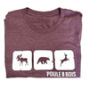 T-shirt unisexe 2026 PDB MAROON