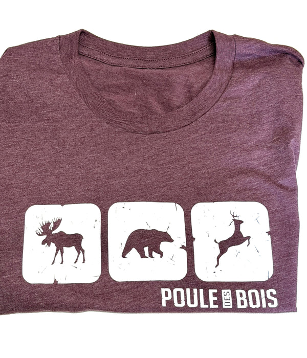 T-shirt unisexe 2026 PDB MAROON