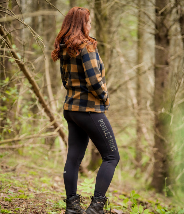 WOMEN'S BROWN Checked Jacket