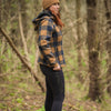 WOMEN'S BROWN Checked Jacket