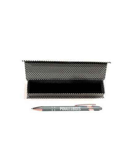 Stylo Poule Des Bois GRIS CASEPACK 6