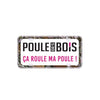 Plaque de voiture AVANT
