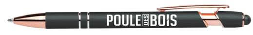 Stylo Poule Des Bois NOIR CASEPACK (6)