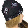 Foulard tube Logo Turquoise