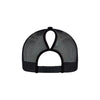 Casquette à Couette Noire Logo FAUX SUÈDE CASEPACK 6