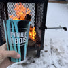 Verre 16 oz en silicone TURQUOISE et NOIR (unitaire)